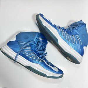 Nike Hyperdunk 2012 Basketball Shoes Sneakers 9 Blue White 524882-400 High Top
